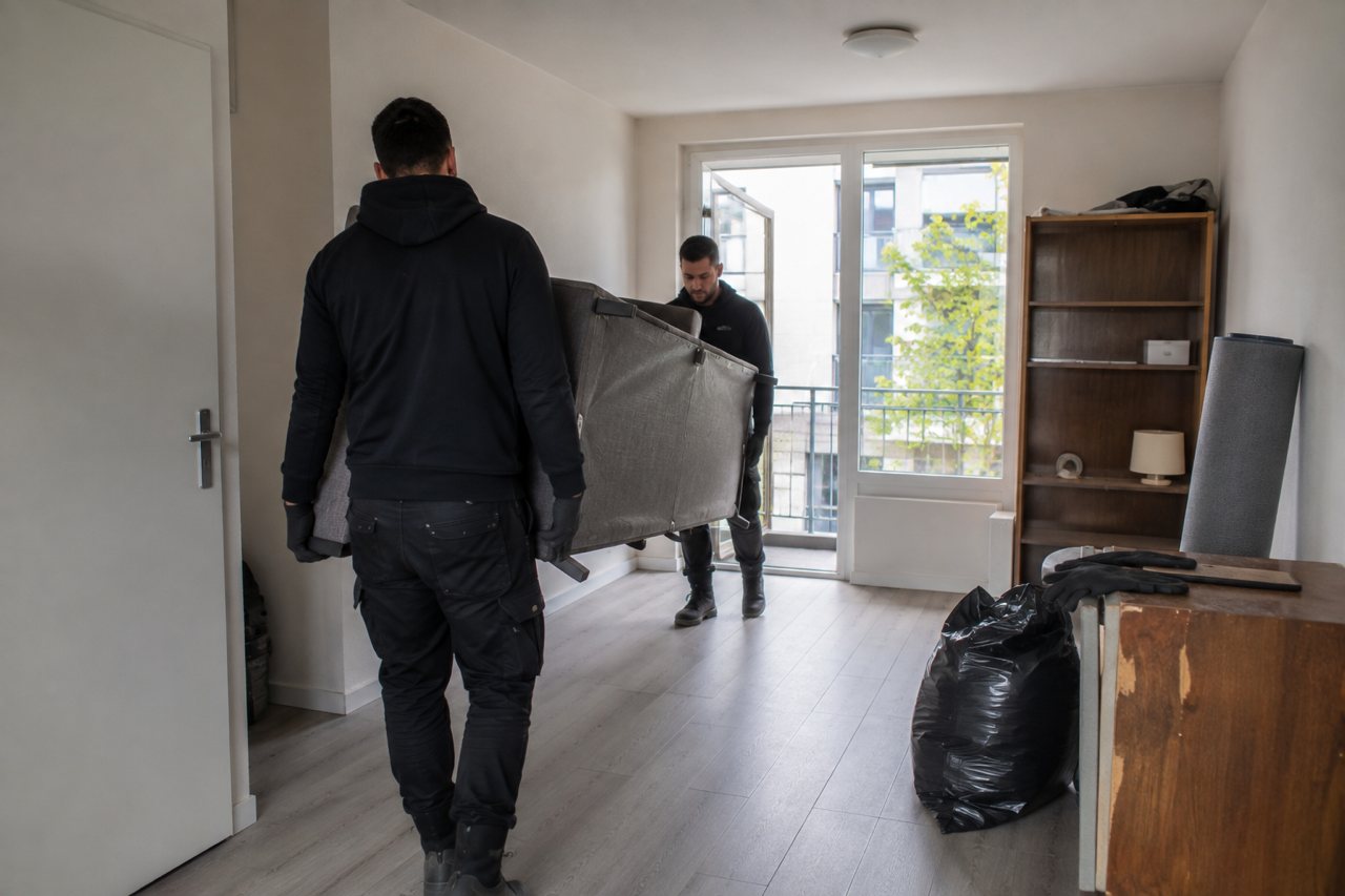 Ruimova verzorgt de ontruiming van een woning